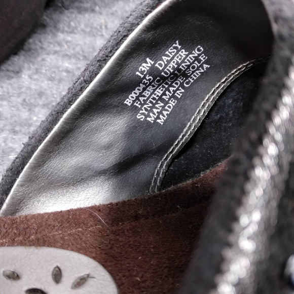 Bongo Girls Daisy Clogs Sandals Black - Picture 5 of 11